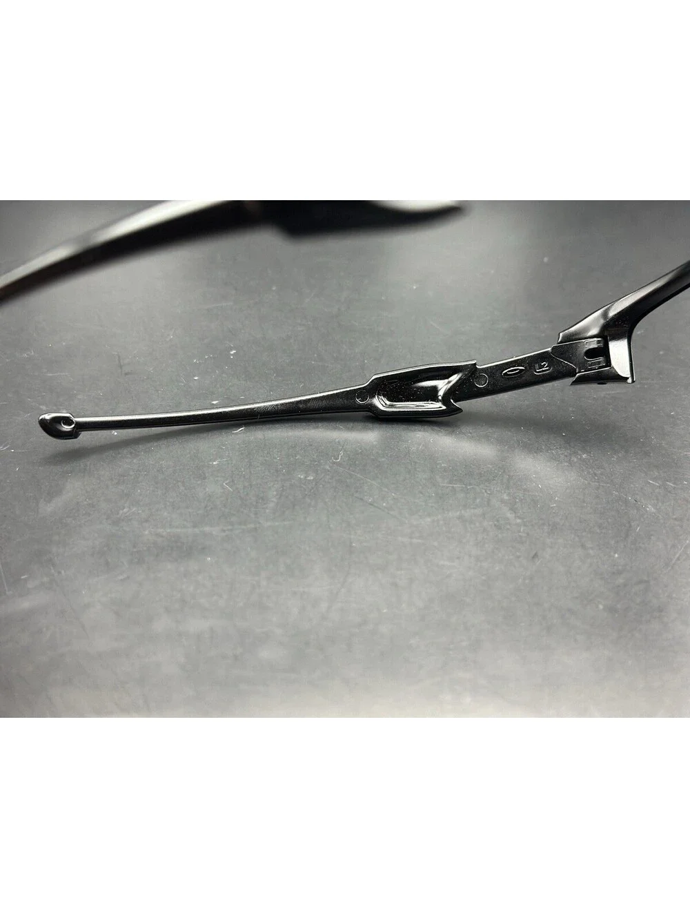 Oakley Flak Jacket Polished Black Frame (Green Icon)